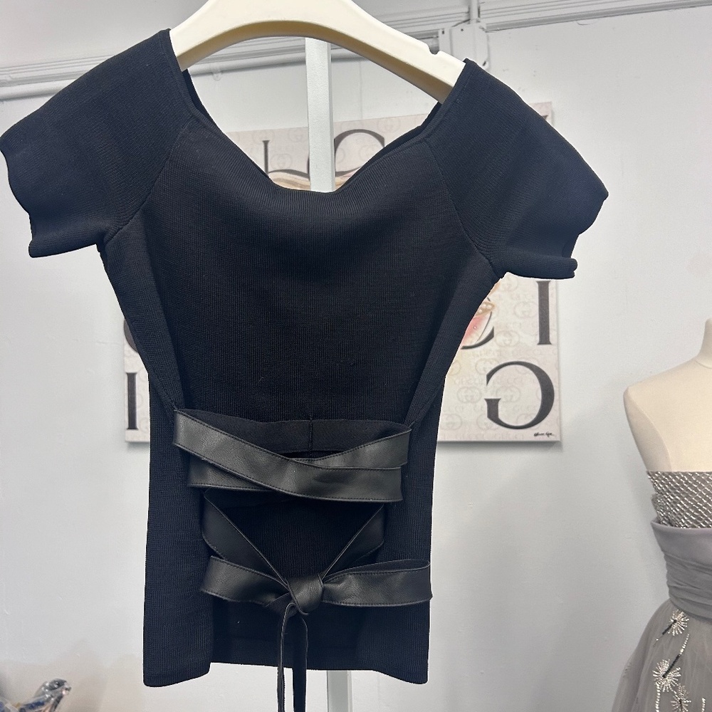 Sachin & Babi belted top sz S